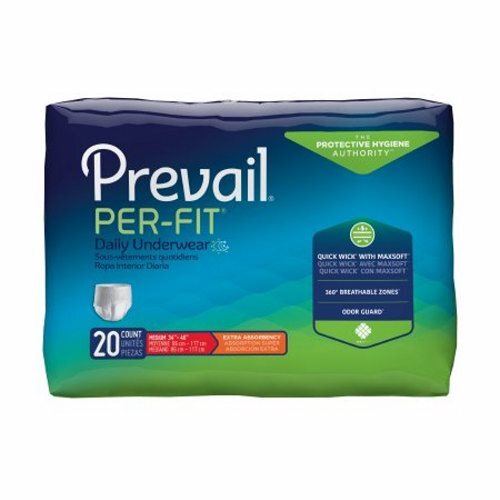 Unisex Adult Absorbent Underwear Count of 20