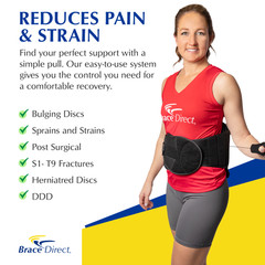 VertebrAlign LSO Lumbar Back Brace LSO0648 L0631 Pain Relief and Support for