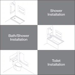 KOHLER Rubicon 9 in. Grab Bar in Polished Chrome K-R27240-CP