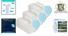 Durable 3-Pack Men’s Urinal Bottles – Easy-Grip, Spill-Proof, Ideal for Travel