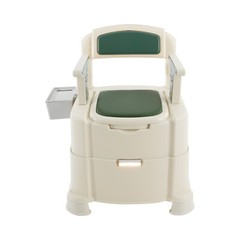 Portable Toilet Bedside Commode Floor Standing Chair Commode Toilet Load 200kg