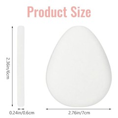20 Pcs Metatarsal Felt Foot Pad(1/4″ Thick), Ball of Foot Cushions for White