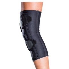 DonJoy Drytex Lateral J Buttress Patella Large Size Black Knee Support Brace