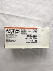RAYOVAC Pro Line Advanced Hearing Aid Battery 80 Batteries Size 13A Exp 12/2020