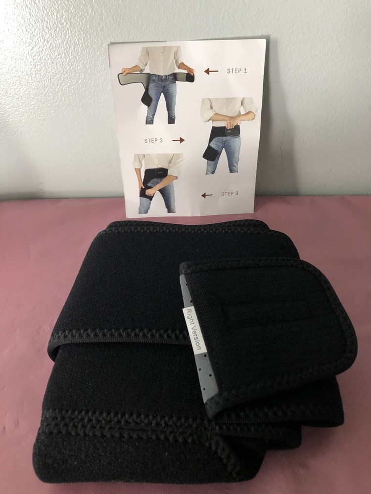 Vriksasana Groin Hip Brace Sciatica Support Wrap | Hamstring Compression Right,