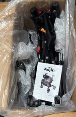 Walkers for Seniors, Rollator Walker with Seat, 350 lb Weight Capacity, 18″ Big