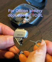 Oticon Battery / Door Opening Tool – USA Shipping
