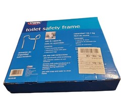 Carex Toilet Safety Frame 300lb Capacity Adjustable Height And Width USA Seller