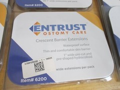 11 Packs Entrust Ostomy Care Crescent Barrier Extensions 1 Inch #6200 *NEW* 330