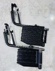 Invacare Wheelchair Adjustable Swing-Away Footrest Legrest Flip-Up Footplate NEW