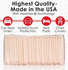AbsorbEase® Ultra Absorbent Disposable Underpads (25 Count 30″ x 36″ ), Peach