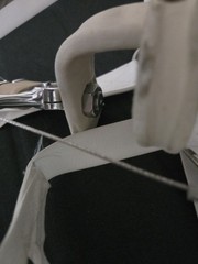 Pretending/Simulating Right Below Elbow, Body-Powered Prosthetic, Hosmer Model 5