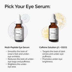 The Ordinary Multi-Peptide Eye Serum Anti-Aging Formula For Crows Feet Dark 0.5