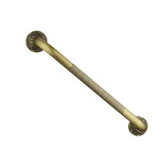 Antique Brass Shower Grab Bar, 20 inch Bathroom Handrail with Anti-Slip Handl…