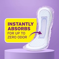 39 Count Incontinence & Postpartum Pads – 7 Drop Ultra Absorbency, Long Length