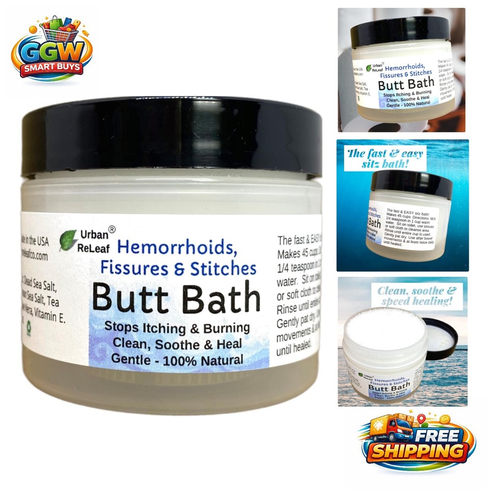 Soothing Sitz Bath with Aloe Vera & Tea Tree – Easy Relief for Burning & Itching