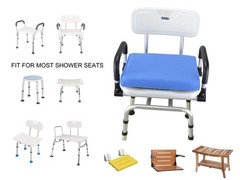Shower Seat Cushion, Air Mesh Fabric for Bath Stool, Transfer Bencher, Bathtu…