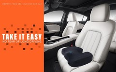 Memory Foam Seat Cushion for Office Chair & Car – Tailbone Pain Relief Pad, Gift