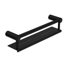 Mecca Care Accessible Grab Rail Shelf 300mm Special Need Gun Metal NRCR2512CMB