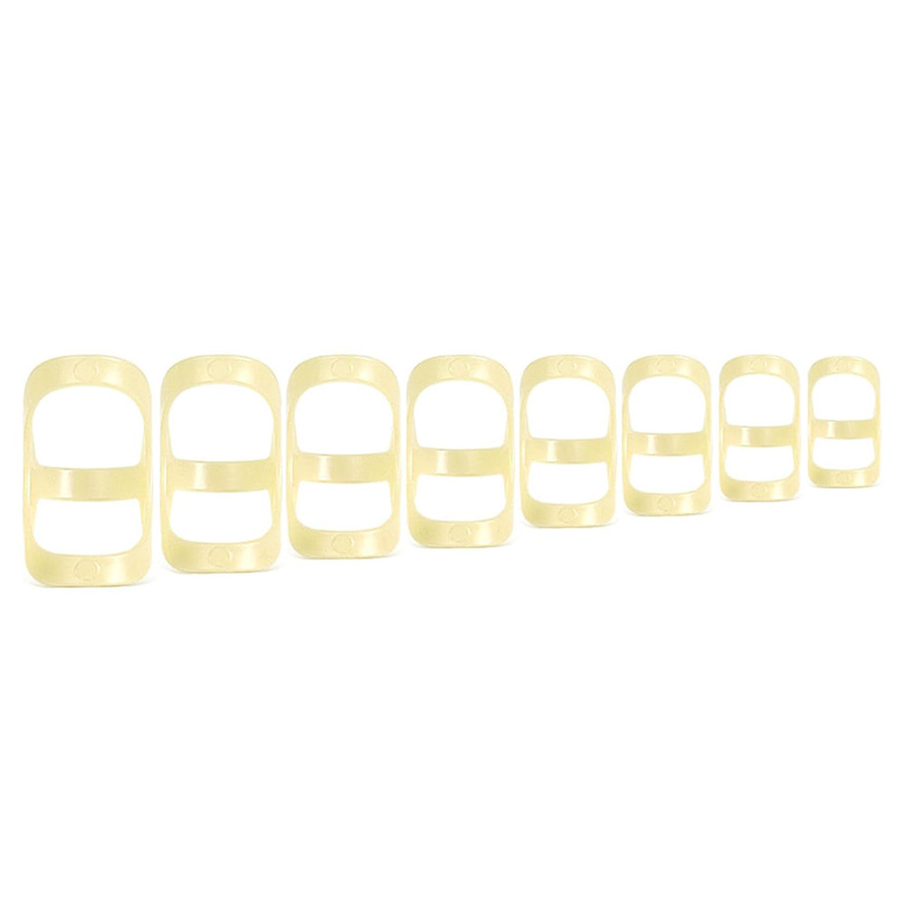 8-40 PCS Oval Finger Splints Trigger Finger Kit for Size 5,6,7,8,9,10,11,12 US