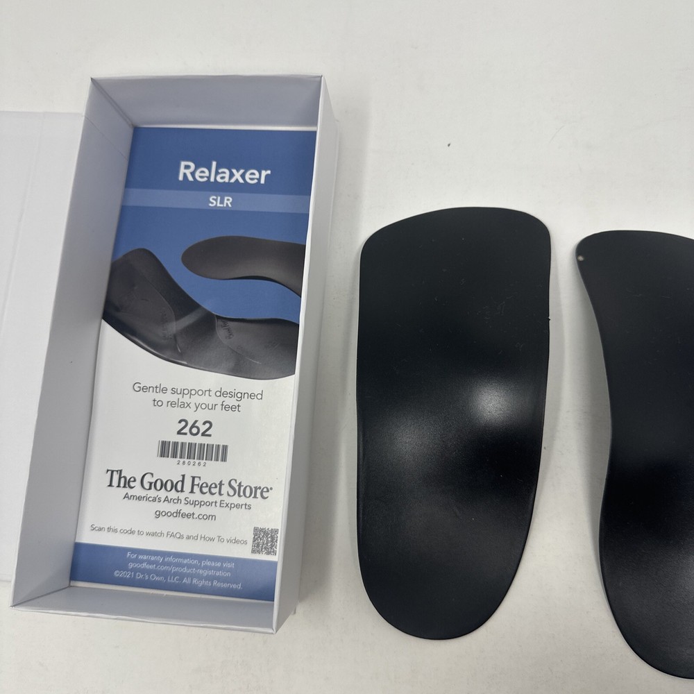 The Good Feet Store Arch Support Insert Relaxer SLR – Black – 262