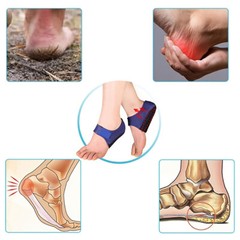 1 Pair Plantar Fasciitis Heel Cups Protectors Arch Wrap Support Foot Pain Relief