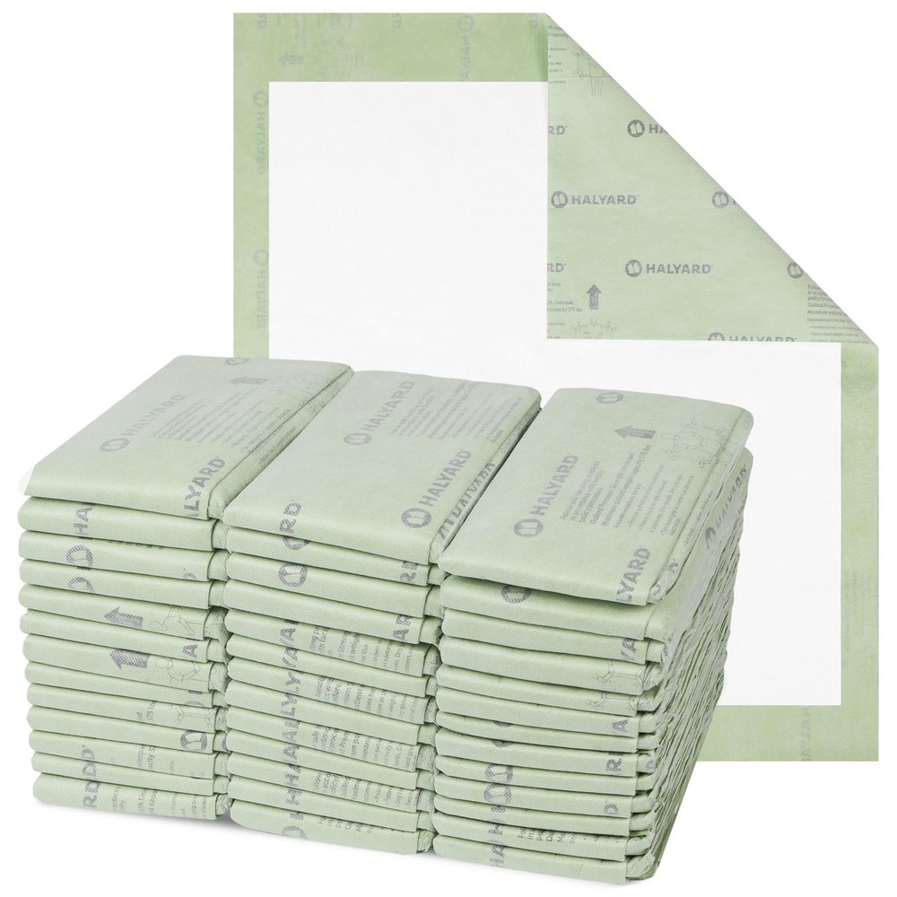 HALYARD Premium Disposable Underpads, 23 x 36 Inches 23 x 36 inches, Blue