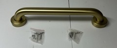 ESNBIA Stainless Steel Grab Bar Handle Brushed Gold Color Complete Kit