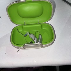 Phonak m 30 RIC Pair listening device Both Ears Silver/Green w/ Case otc