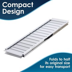 Aluminum Portable 4′ Folding Mobility Wheelchair Scooter Ramp