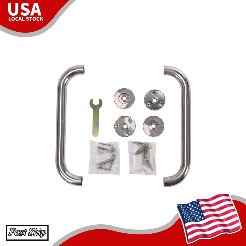 Corrosion Resistant Shower Grab Bar Stainless Steel Bathroom Safety Rail