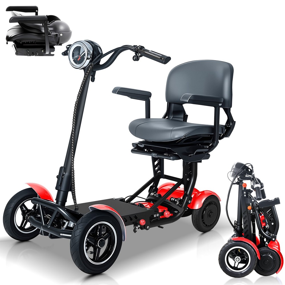 4 Wheel Mobility Scooters for Adults & Seniors, 30 Miles Range & 330 lb Capacity