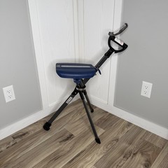 Step2Gold Ta-Da Chair Series 2 Walking Stick Portable Seat Blue Folding Tripod
