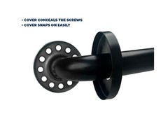 Grab Bar Bundle – ADA Compliance – Matte Black, 1.5″ Diameter – 18″, 36″, 42″…