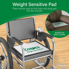 Smart Caregiver Chair Exit Alarm for Elderly Fall Prevention – Weight Sensing
