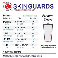 NEW EXTRA-THICK Black Forearm Thin Skin Protective Sleeves by U.S. Made Skin …