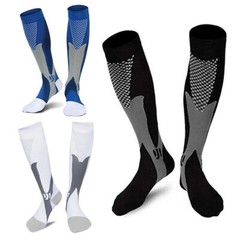 1/2/3 Pairs Compression X Socks Knee High 20-30 Graduated Men Women Sports S-XXL