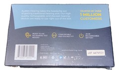Audien Atom One OTC Hearing Aids Wireless 20 HR Rechargeable, Beige SEALED