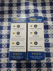 TRēO(Right & LEFT Ear) 3-in-1 Invisible PSAP Hearing Amplifier, Fits Discretely