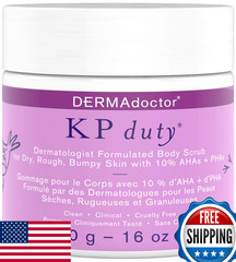 DERMAdoctor KP Bump Eraser Body Scrub 10% AHAs + PHAs Keratosis Pilaris Treatmen