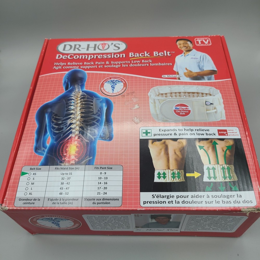 DR HO’s DECOMPRESSION BACK BELT SIZE XS Up To 31in WAIST (PANT SIZE 0-9) Used