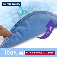 4-Layer Ultra Soft Quilted Bed Pads, 18″ x 24″ (3 Pack), Heavy Absorbency Underp