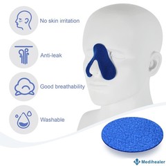 Trimmable 12 Pack Nose Pads – Soft Fleeced Comfort for Sensitive Skin Relief