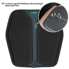 Seat Cushion & Lumbar Gel Support Pillow Back Support for Office Chair Car Seat