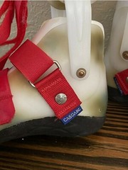 Cascade DAFO Set Of 2 Night Red White Leg Ankle Brace