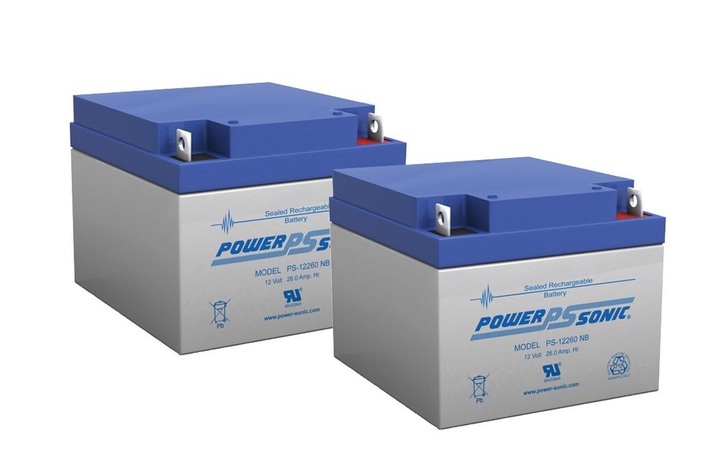 Baja Wheelchair Batteries Replacement Kit – 2 Pack 12V 26AH AGM
