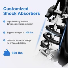 Aojin Knee Scooter For Adults For Footinjuries 300Lbs Capacity All Terrain