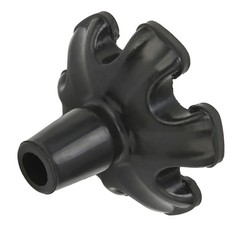 Cane Tips 6 Pillar Design Nonslip Rubber 19mm Crutch Tips with for Walking Stick