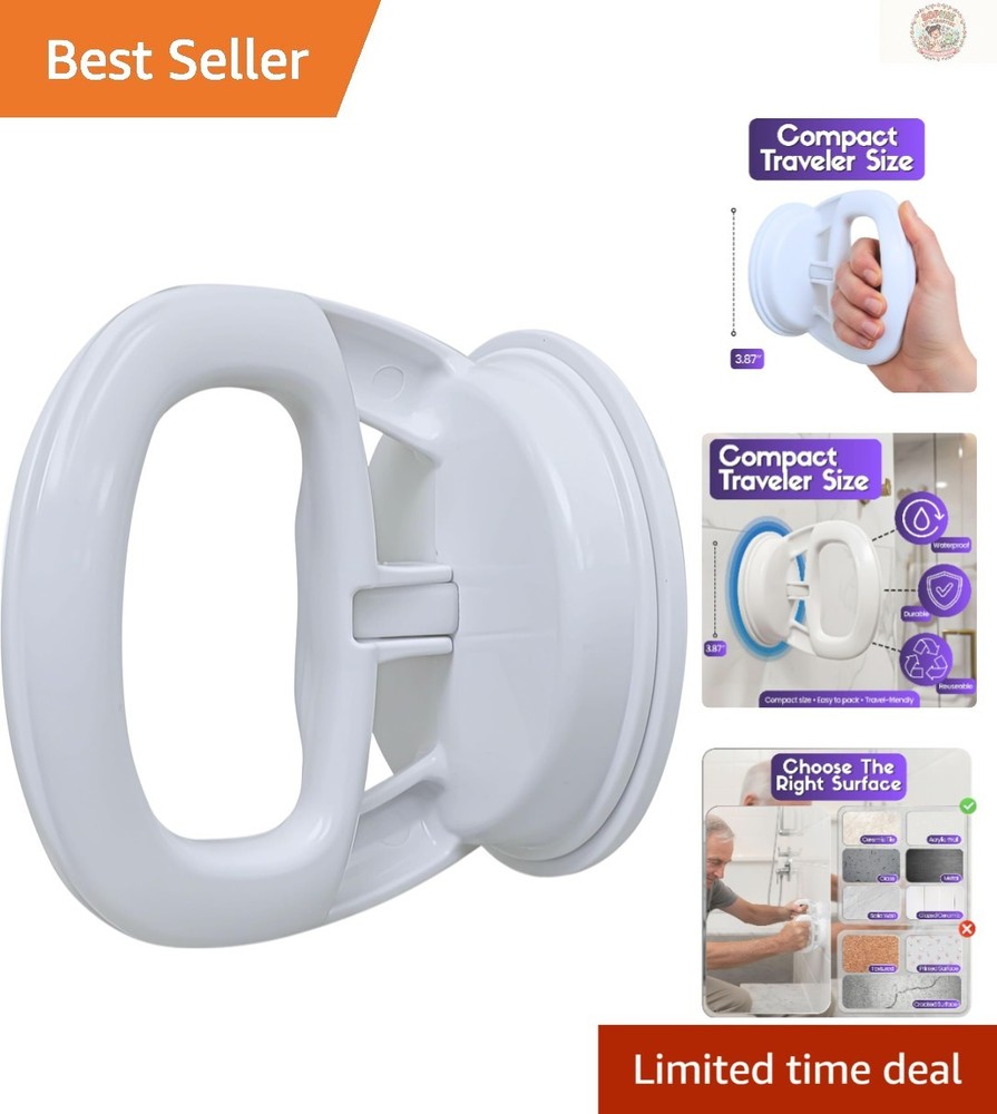Versatile Shower Safety Handle – Suction Cup Grip for Secure Bathing Experience