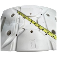 Replacement Shower Stool Seat Only – White – Rectangular